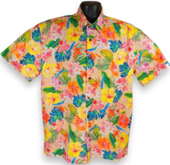 Teal Vintage Hawaiian Shirt